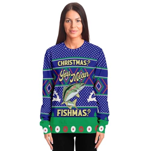 Christmas? You Mean Fishmas! Sweatshirt, alternative view 3