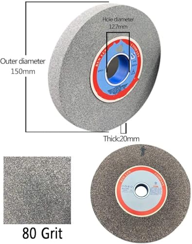 Meule d'établi grain 80 pour enlever la rouille et ébarber le métal
