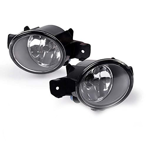G-PLUS Bumper Fog Lights Driving Lamps Compatible with Nissan Sentra Maxima Altima Sedan Coupe Murano Versa/Infiniti G37 With H11 Bulbs Clear Lens
