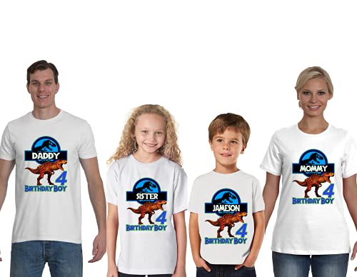 Personalized Birthday Shirts. Family Matching Shirts. Add Any Name and Age.2