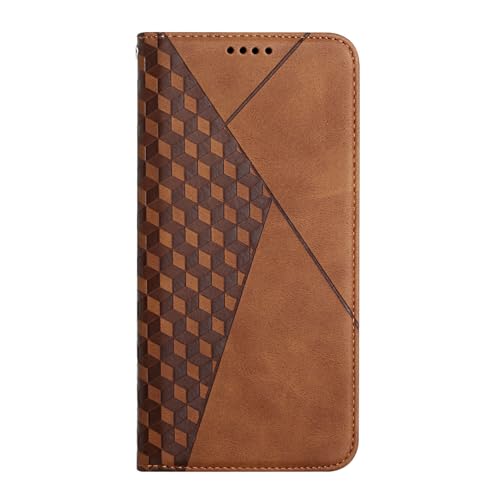 Étui en cuir portefeuille pour Samsung S25 Ultra marron : la protection luxe chic