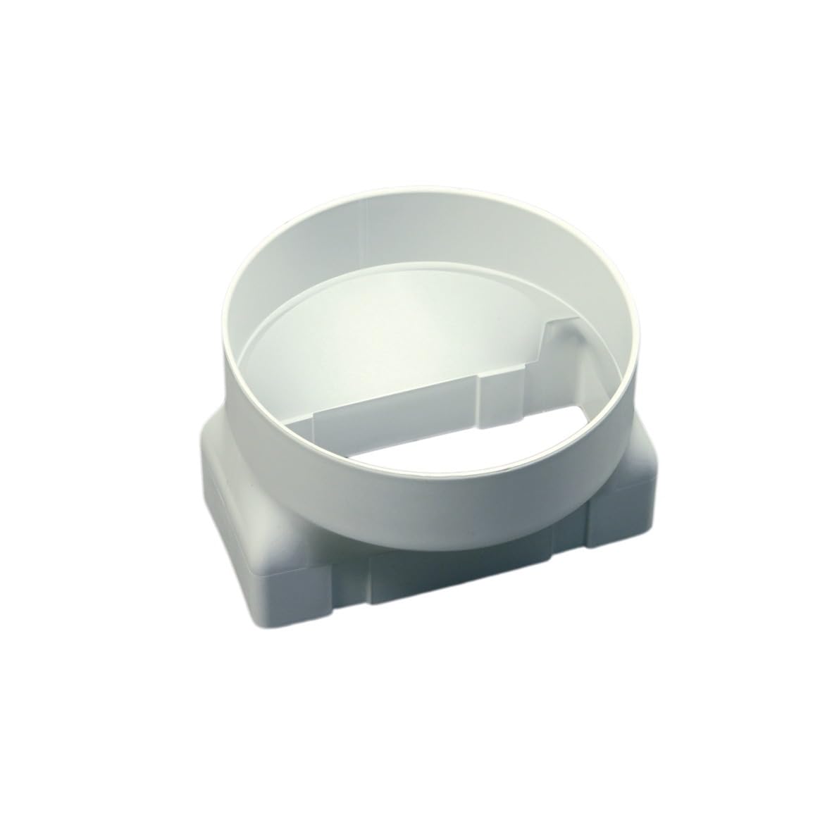 easyPART Kompatibel/Ersatz für BOSCH 00265678 Übergangsstück Adapter 100er Flach Rund Trockner Siemens