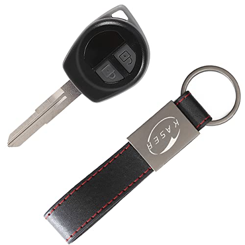 kaser Coque Clé pour Suzuki - Cover Télécommande Voiture 2 Boutons pour Suzuki Igins Alto SX4 Vauxhall Agila Swift Jimny Gran Vitara Ignis Opel Agila Fiat Sedici