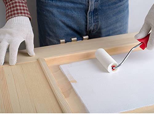 Foam Paint Roller Set-4" Paint Roller With 10 High-Density Foam Covers,Roller Frame,Paint Tray,Sponge Roller Naps,Mini Paint Roller For Painting Doors, Cabinets,Home Decoration & Diy Craft,Pack Of 12 #TOP3