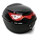 Wiltec Top Case 380x400x300 mm, 22 L, schwarz für Roller und Motorrad