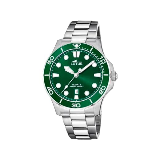 LOTUS Reloj Hombre 18759/2 Excellent Caja de Acero Inoxidable 316l Plateado Correa de Acero Inoxidable 316l Plateado