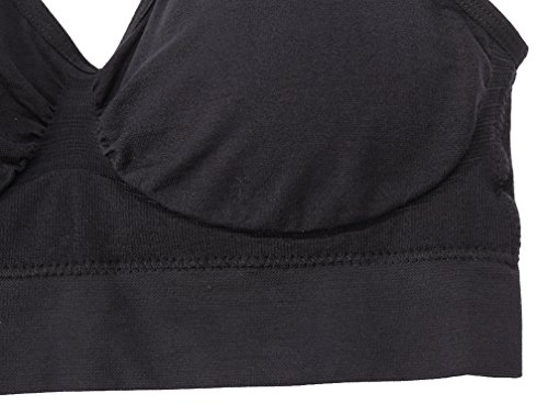 Women's Seamless Wire-Free Bra with Removable Pads4