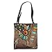 Sign Language ASL Zipper-Leather-Daisy Flying Tote Bag