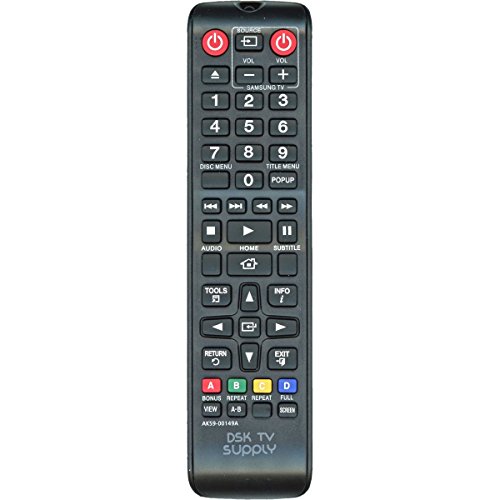 DSK TV Supply AK59-00149A Remote Control for Samsung DVD/ BluRay Players