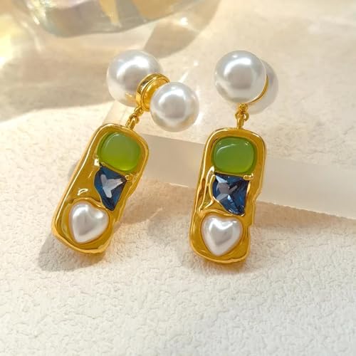 Boucles d'oreilles pendantes légères pour lobes sensibles et fêtes