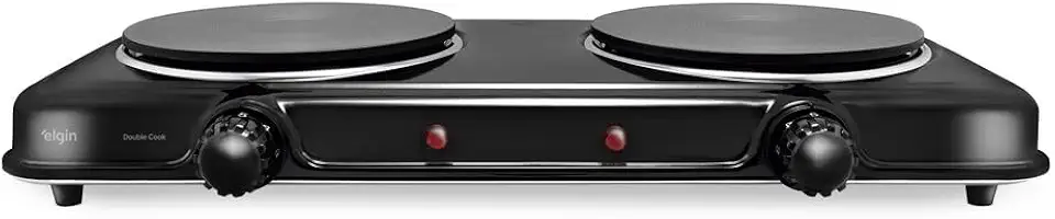 Fogão Elétrico Portátil Cooktop Elgin Double Cook 2 Bocas - 110V