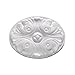 Focal Point 97535 Camellia Rosette 6-Inch by 4 1/2-Inch by 3/4-Inch, Primed White