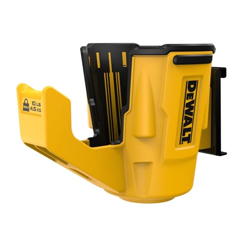 DEWALT Tool Organizer Power Tool Holster Mounts to Metal Rails DEWALT Workshop Storage System Compatible (DWST82823)