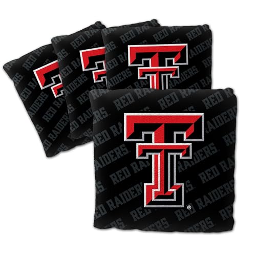 Sacs de cornhole Texas Tech Red Raiders noirs YouTheFan pour animer vos barbecues d'été