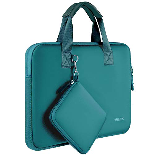 Hseok Laptop Sleeve 13.3-14 inch Case with Small Pouch, Neoprene Computer Bag Compatible with MacBook Neo/Pro 14 M5/M4/M3/M2/M1, Mac Air/Pro 13.3, XPS 14 and Most 13-14 inch Notebooks,D02E01 by Hseok - Used condition - US$12.33
