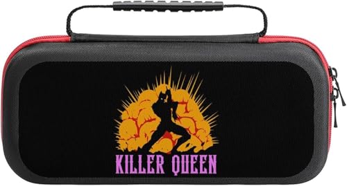 Switchケース ジョジョの奇妙な冒険 ゲーム機収納袋 互換性がある 持ち運び便利 収納バッグ 耐衝撃 薄型 軽量 小物収納 大容量 全面保護 人気 かわいい