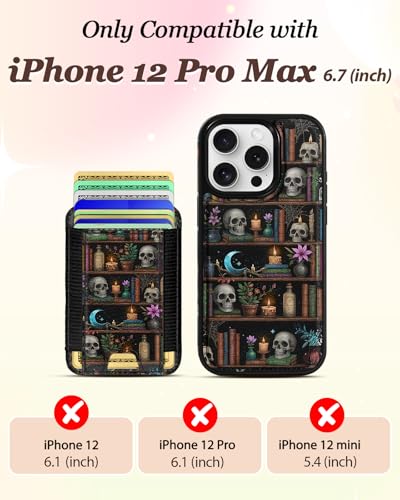 Funda cartera para iPhone 12 Pro Max Shorogyt con tarjetero Magsafe desmontable 2