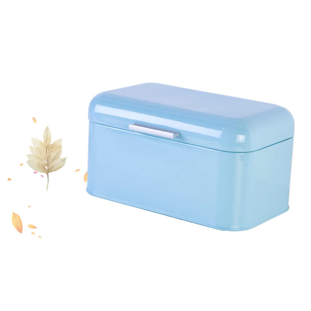 Cabilock Caja de Pan de Hierro con Patrón Especial de Puerta Contenedor de Almacenamiento de Pan Contenedores Herméticos para Almacenar Alimentos Pan para El Hogar Tienda
