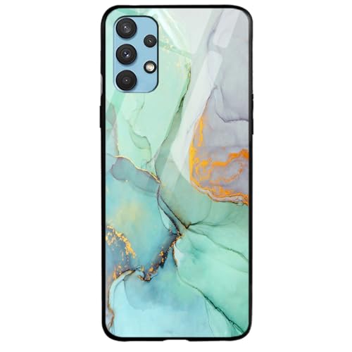 Image of COLORflow Back Cover Compatible with Samsung Galaxy A23 4G / A23 5G | Green Marble | Shockproof TPU Bumper Cover with Camera Protection Back Cover