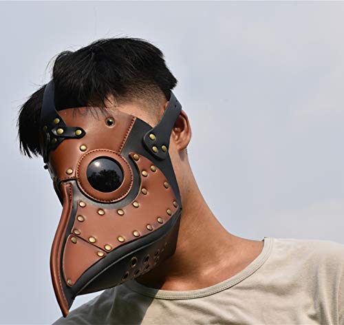 Party Story Plague Doctor Mask Novelty Costume Party Mask Full Head Steampunk Gothic Bird Mask (Only Mask) steampunk buy now online Party Story Plague Doctor Mask Novelty Costume Party Mask Full Head Steampunk Gothic Bird Mask (Only Mask) steampunk buy now online