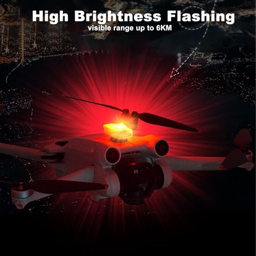 Drone DIY Strobe Light, Ultralight Drone Warning High Brightness Light Upgrade Parts do Akcesoriów MINI 3PRO