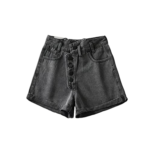 Short en jean pour femme taille haute confortable qui affine la silhouette avec style