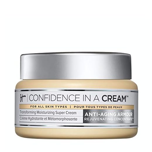 it COSMETICS Confidence In A Cream - Facial Moisturizer - Reduces The Look Of Wrinkles & Pores, Visibly Brightens Skin - With Hyaluronic Acid & Collagen - 2.0 Fl Oz