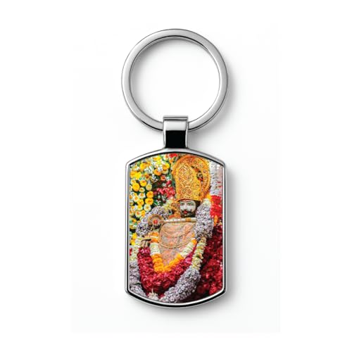 Image of Stylish Metal Keychains with Permanent Glossy Print - Inspirational Quotes & Spiritual Designs - Perfect Key chains for loved ones, Personal Use, Gifts & Return Gifts