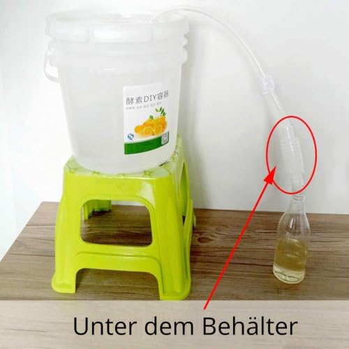 Foto von duisoad Brew Siphonröhre Silikon, Weinheber Abfüllschlauch Länge 2 M Brewing Siphon Hose für Wein Bier Herstellung