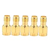 LckCryspho SMAオス-RP-SMAメス同軸コネクタ5個セット – アンテナやネットワーク機器用RFアダプター