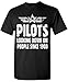 Pilot T-shirt cool Pilot Flight T-shirt Large Black