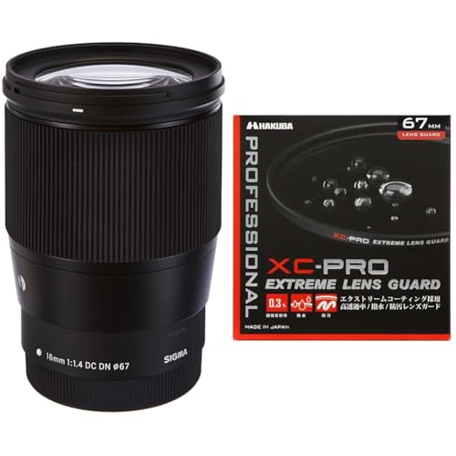 VO}(Sigma) Y 16mm F1.4 DC DN Canon Lm EF-M}Eg Pœ_ Lp APS-C ~[Xp Contemporary + nNo YtB^[ 67mm XC-PRO GNXg[ YK[h