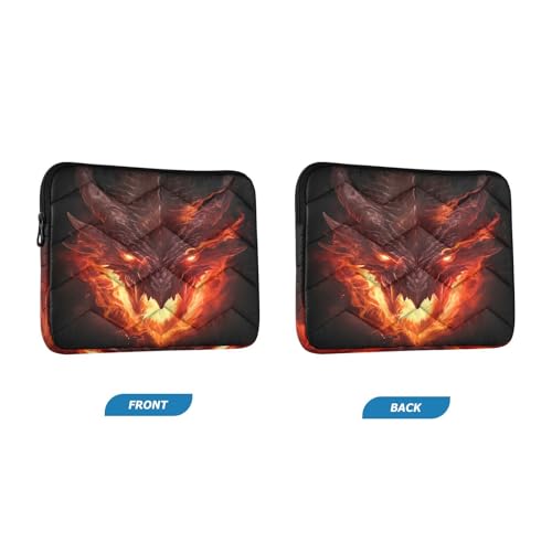 Funda para laptop 13-14 pulgadas con diseño dragón miniatura 2