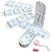 Home-X - Multi-Shape Pill Cutter Kit, Easy-to-Use Design Cuts Pills of All Shapes and Sizes and is Perfect for Travel so You Can Bring it with You Wherever You Go