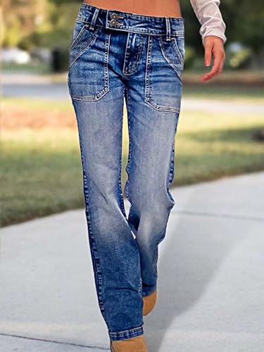Flamingals Low Rise Wide Leg Jeans for Women Baggy Jeans Denim Trouser Jeans Flare Dress Pants3