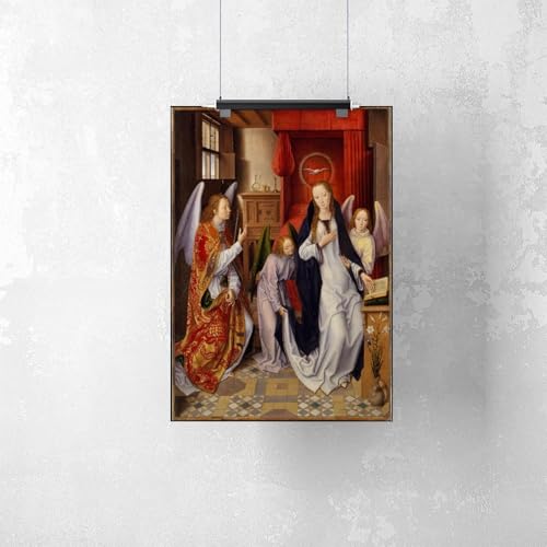 Toile Hans Memling Annunciation poster mural sans cadre moderne - 2