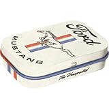  Cajita Mints 6x9,5x2 cms. Ford Mustang - Horse & Stripes Logo