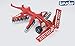 Bruder 02217 Disc Harrow Tractor Attachment, 1:16 Scale Red Farm Equipment Toy for Tractor Models | Functional Cultivator Toy for Realistic Farm Play