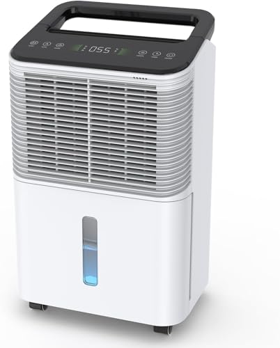 CONOPUPlus 16L/día Deshumidificador, Deshumidificador Silencioso, Control Central Inteligente, Modo AUTO, Indicador de Humedad, 24H Timer, Deshumificadores de Humedad,Más Potente,Más Eficiente