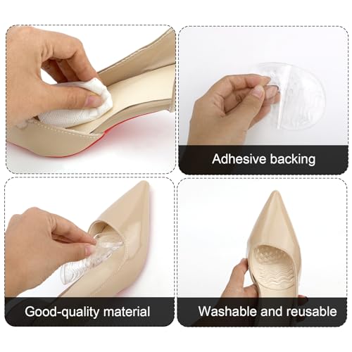2 pares de plantillas para tacones altos para mujer miniatura 4