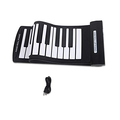 HMTOHL Portable 61 Touches Piano Flexible Roll-Up Piano USB Clavier Électronique Main Rouleau Piano Clavier Instrument - Les Beatles, Paul McCartney, John Lennon, RIngo Starr, George Harrison HMTOHL Portable 61 Touches Piano Flexible Roll-Up Piano USB Clavier Électronique Main Rouleau Piano Clavier Instrument – Image 5