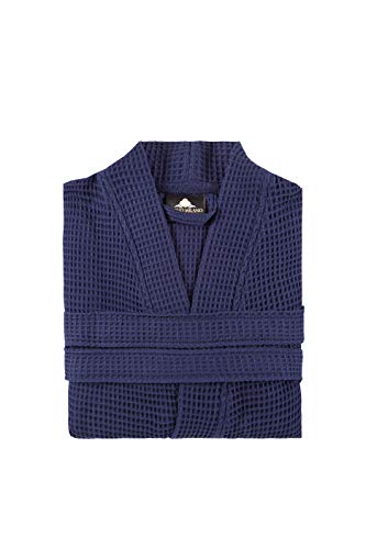 BAGNO MILANO Mens Robes, Waffle Robes For Men, Turkish Cotton Mens Bathrobes4