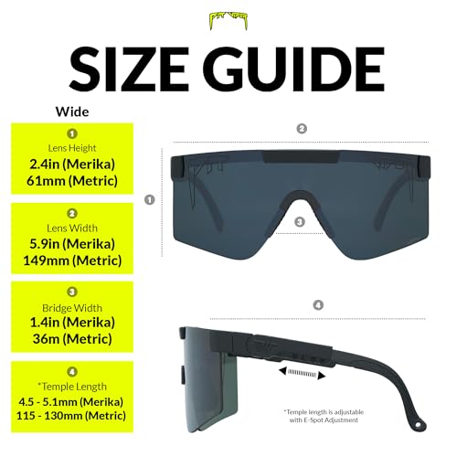 Image of Pit Viper Sunglasses I The Original 2.0 I 100% UV Lens, Indestructible Frame I Turbo Adjustable I Micro Fiber Bag & Straps