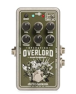 Compact, yet feature laden overdrive and distortion pedal Create sounds from ranging boost without the grit and sweet crunch all the way to intensely saturated overdrive and thick distortion 3-position input level switch lets you set the initial inpu...