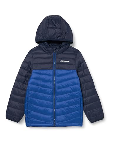 JACK & JONES Jconew Pocket Buffer Mni Chaqueta Acolchada, Mazarine Blue/Detail:Navy Blazer Blocking, XXXL para Niños
