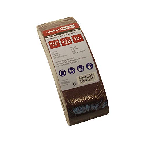 10 pieza woltersberger bandas de lija