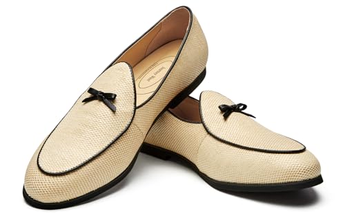 Image of Journey West Men's Suede Leather Belgian Loafers for Men Slip-on Casual Penny Casual Loafers