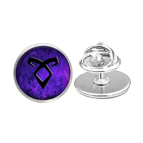 City Glass Brooch Angelic Rune Pin Brooch Angelic Mortal Instruments Jewelry.HTY-272