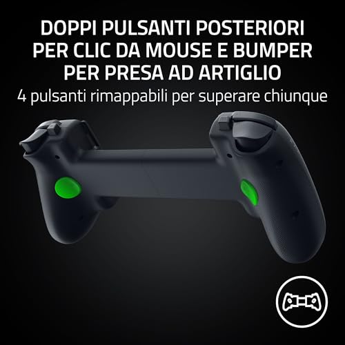 Kishi V3 Pro - Controller a gaming USB-C iPhone, smartphone Android e mini tablet fino a 8" - Plug and Play - TMR Stick analogici (12 pulsanti - Sensa HD haptics, app Nexus) Nero - Controller - Immagine 6