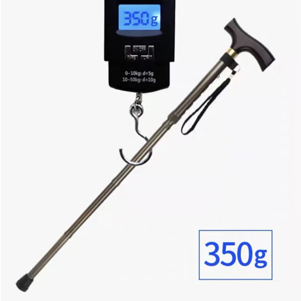Bastón Plegable, Ajustable, de Aluminio, Ligero, portátil, Plegable, para Mujeres, Hombres, Adultos, Ancianos, Personas Mayores, Longitud: 32 a 36 Pulgadas